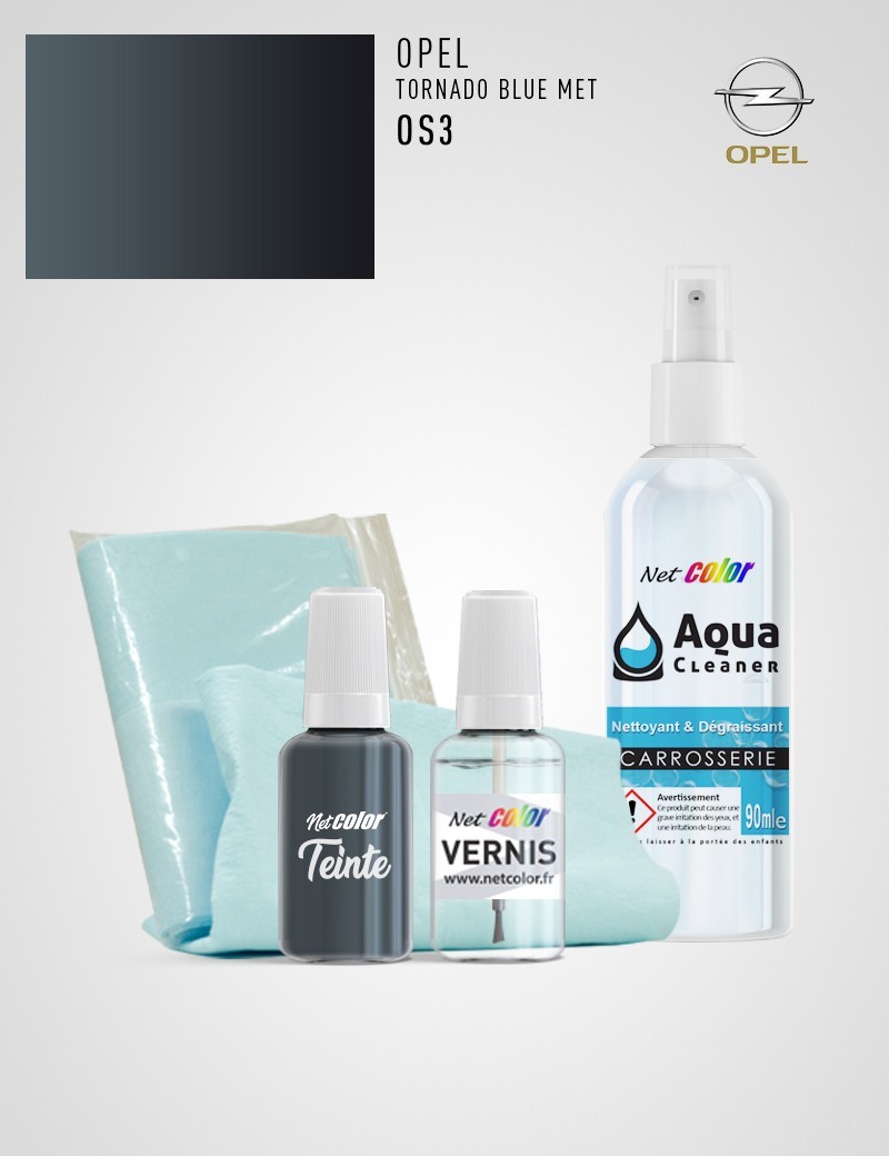 Maxi Kit Retouche Opel OS3 TORNADO BLUE MET Maxi Kit Retouche Opel OS3 TORNADO BLUE MET