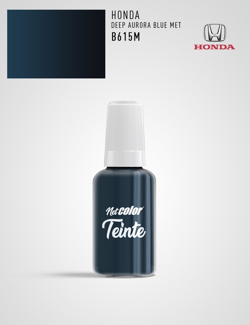 Flacon de Teinte Honda B615M DEEP AURORA BLUE MET