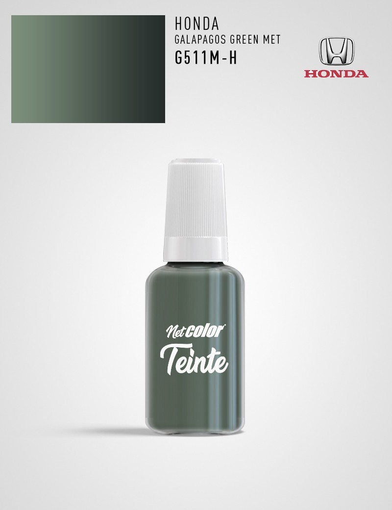 Flacon de Teinte Honda G511M-H GALAPAGOS GREEN MET