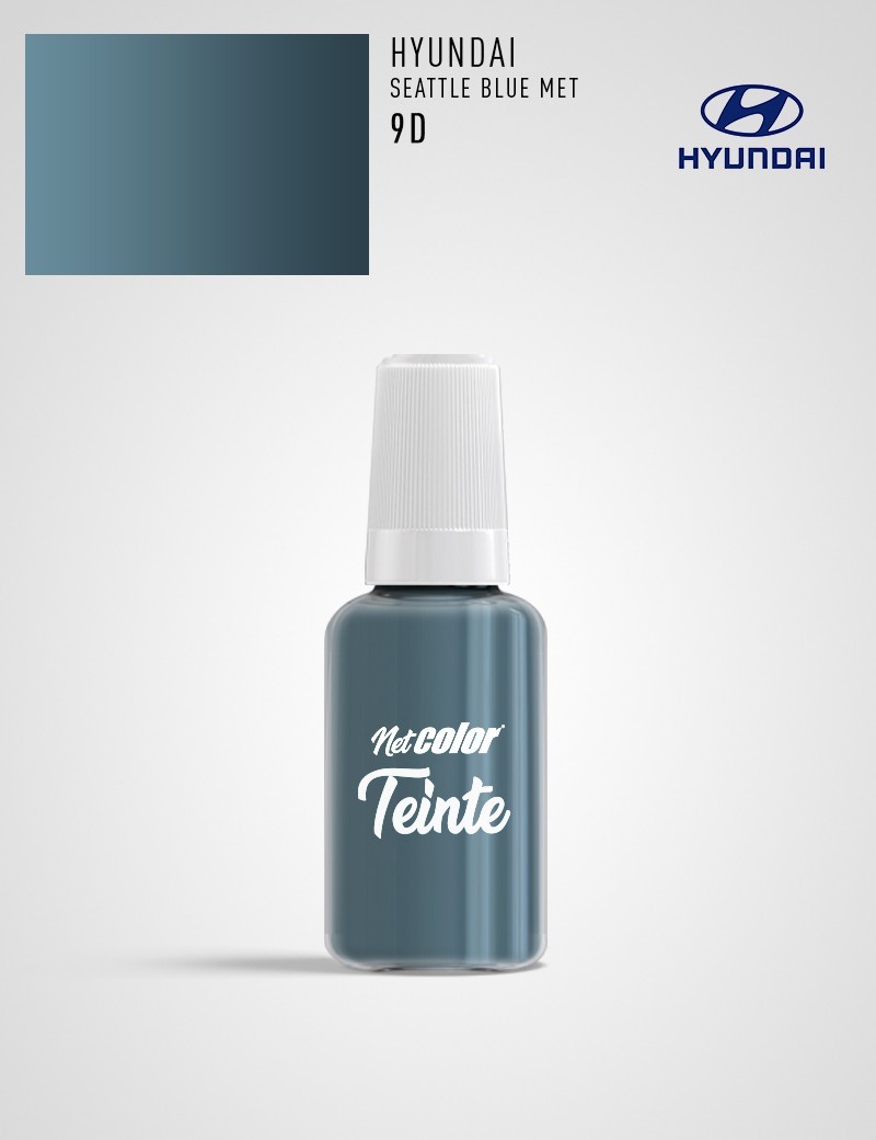 Flacon de Teinte Hyundai 9D SEATTLE BLUE MET