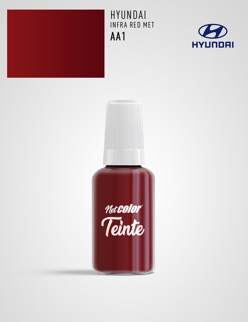 Flacon de Teinte Hyundai AA1 INFRA RED MET