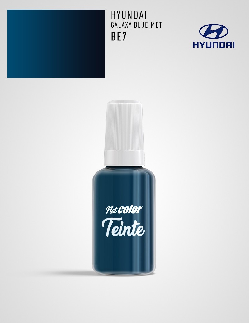 Flacon de Teinte Hyundai BE7 GALAXY BLUE MET