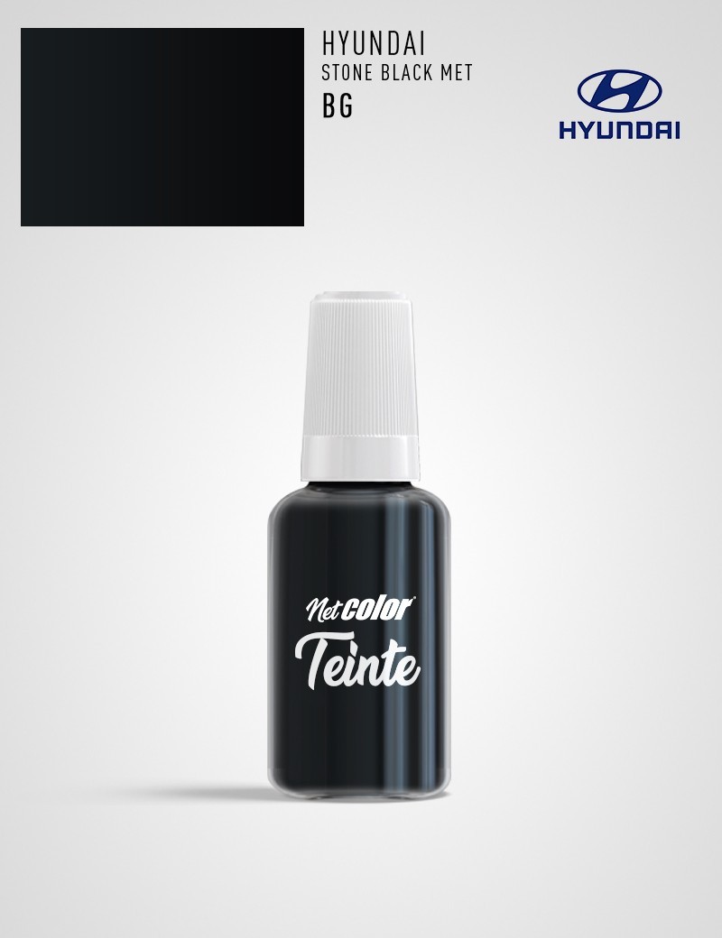 Flacon de Teinte Hyundai BG STONE BLACK MET