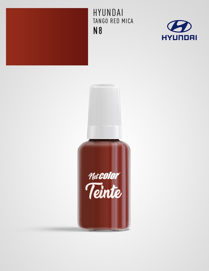 Flacon de Teinte Hyundai N8 TANGO RED MICA