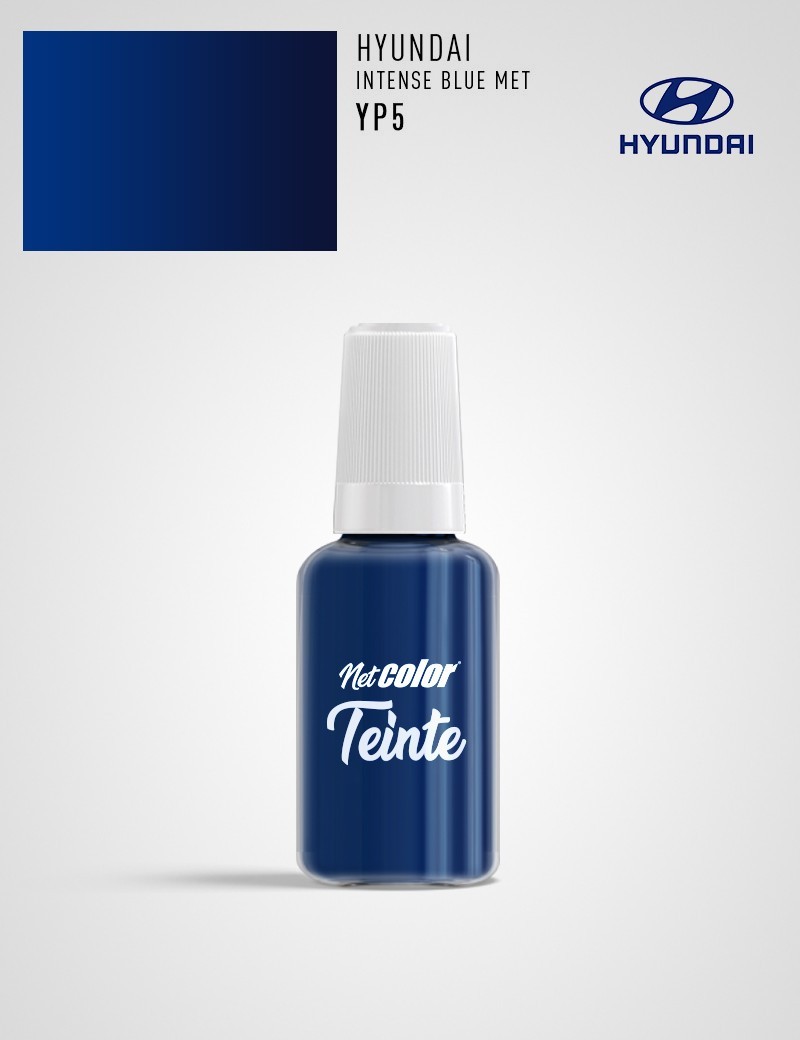Flacon de Teinte Hyundai YP5 INTENSE BLUE MET