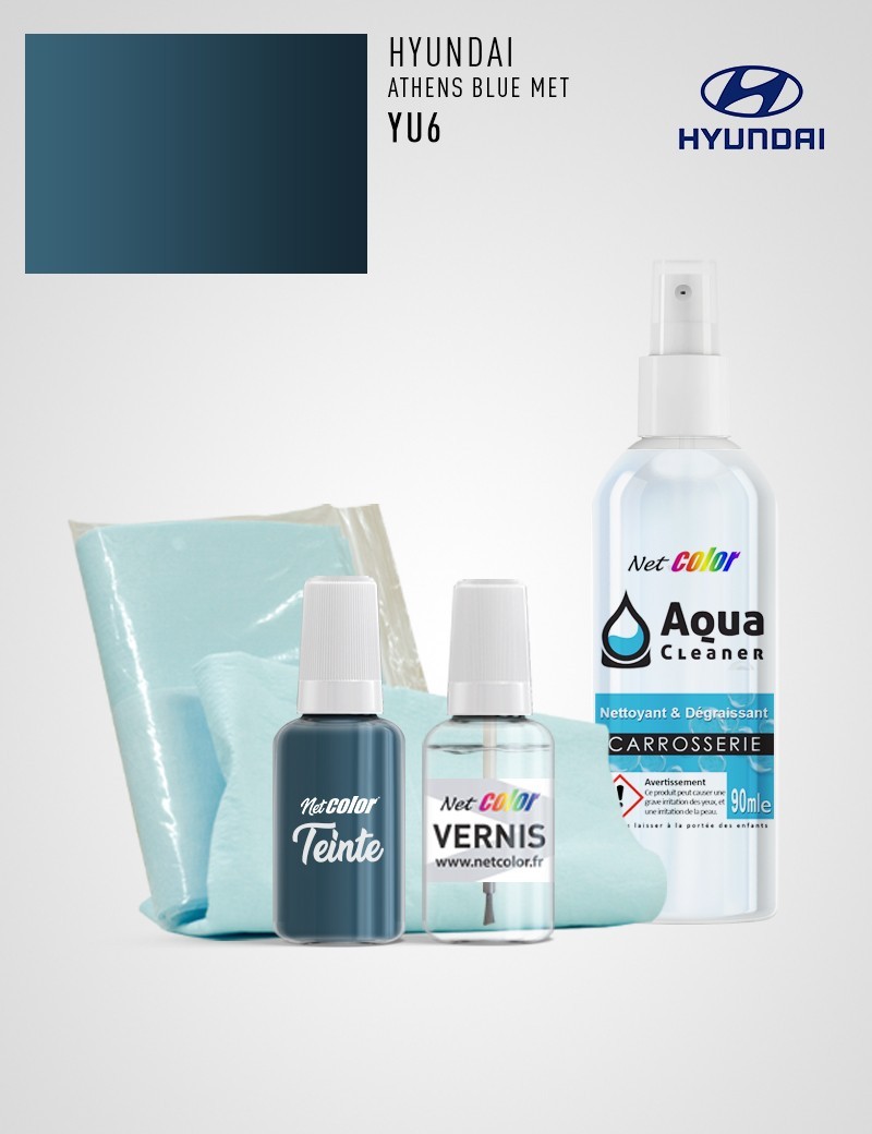 Maxi Kit Retouche Hyundai YU6 ATHENS BLUE MET Maxi Kit Retouche Hyundai YU6 ATHENS BLUE MET