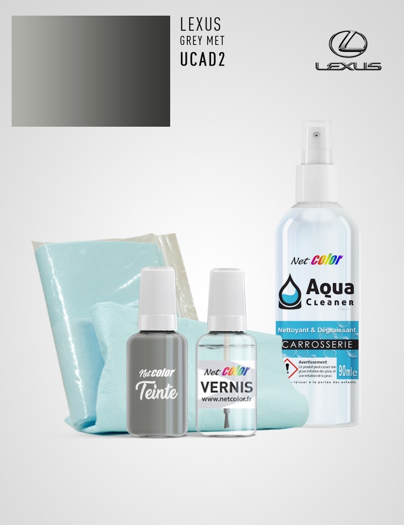 Maxi Kit Retouche Lexus UCAD2 GREY MET Maxi Kit Retouche Lexus UCAD2 GREY MET