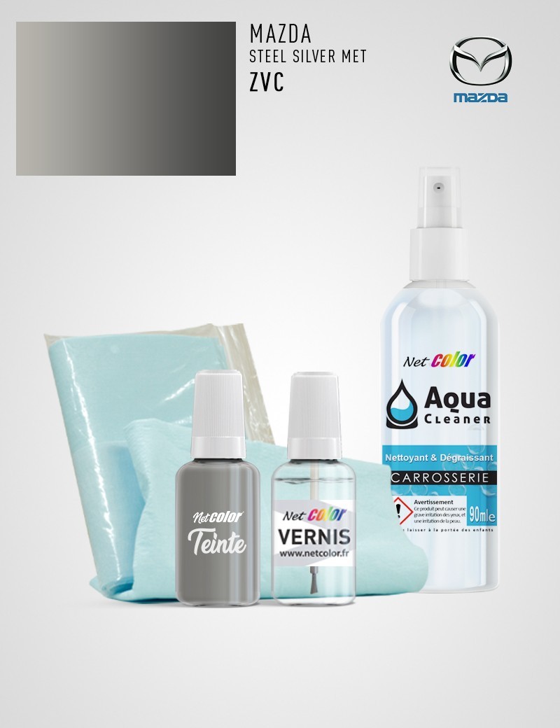 Maxi Kit Retouche Mazda ZVC STEEL SILVER MET Maxi Kit Retouche Mazda ZVC STEEL SILVER MET
