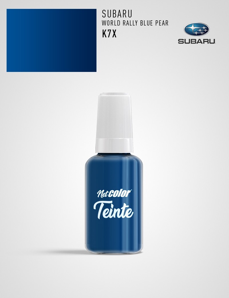 Flacon de Teinte Subaru K7X WORLD RALLY BLUE PEARL