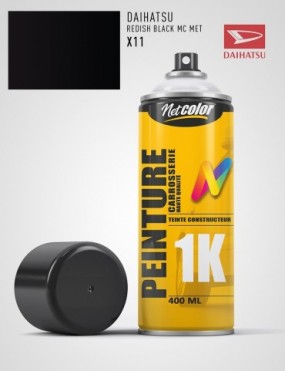 Bombe de Peinture Daihatsu X11 REDISH BLACK MC MET