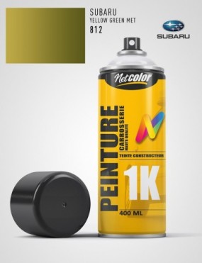Bombe de Peinture Subaru 812 YELLOW GREEN MET