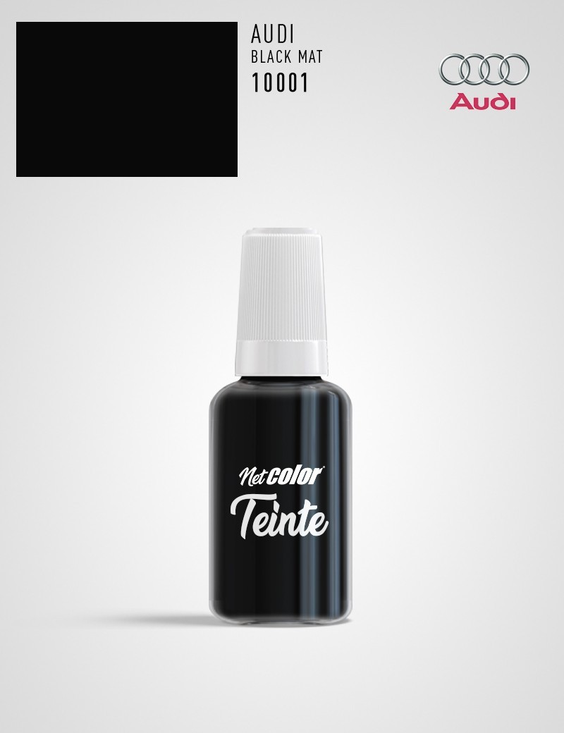Flacon de Teinte Audi 10001 BLACK MAT