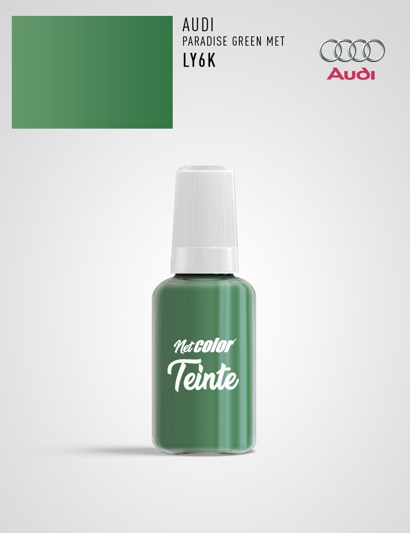 Flacon de Teinte Audi LY6K PARADISE GREEN MET