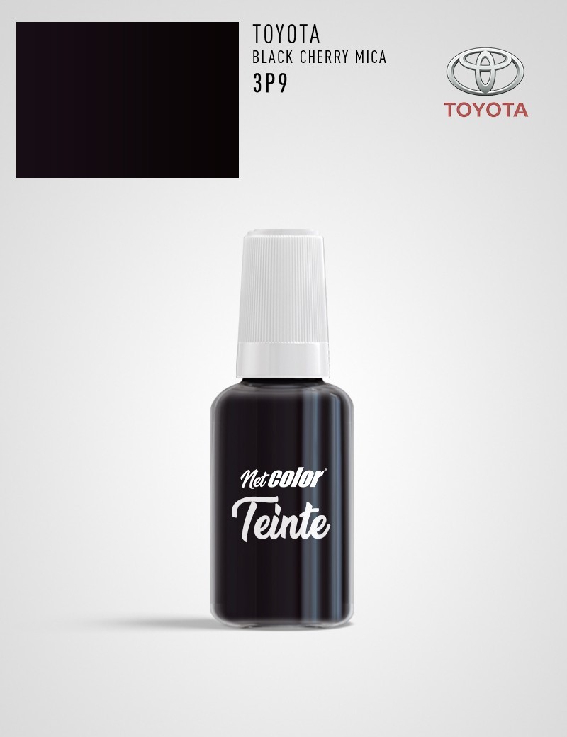 Flacon de Teinte Toyota 3P9 BLACK CHERRY MICA