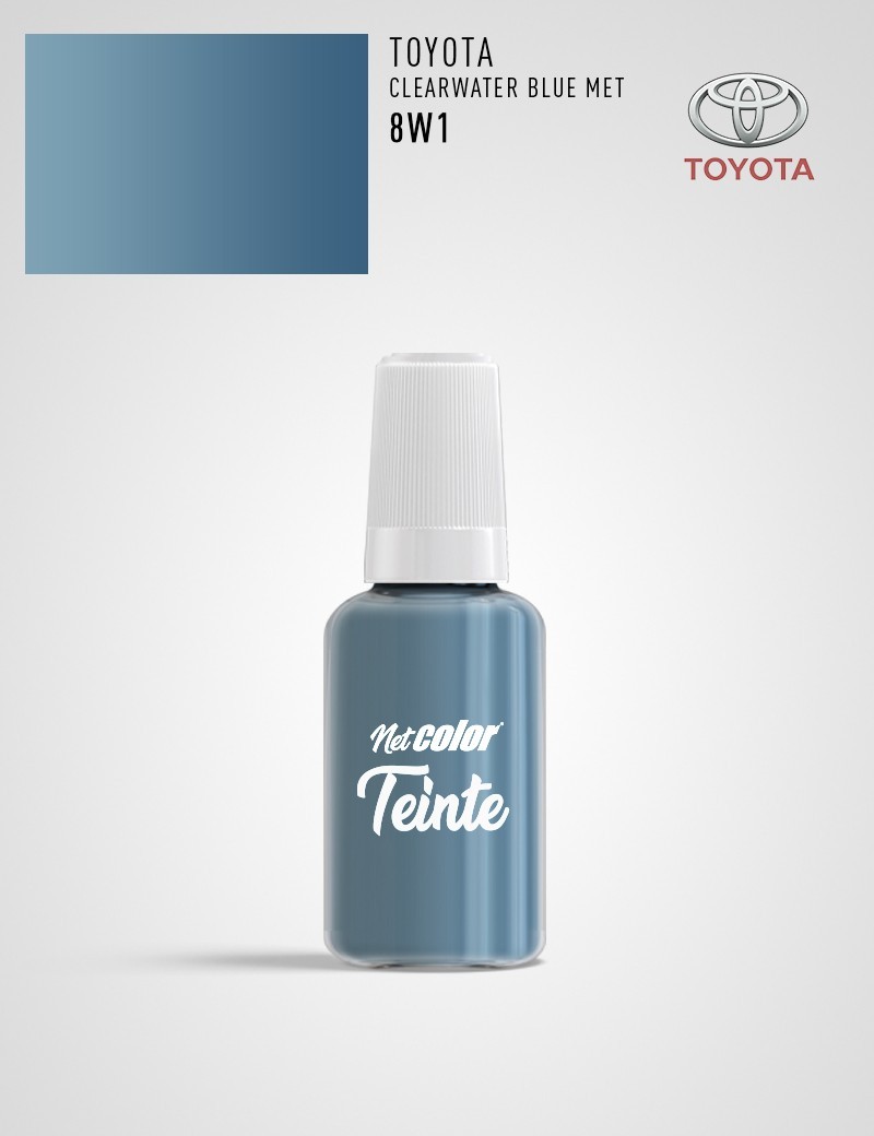 Flacon de Teinte Toyota 8W1 CLEARWATER BLUE MET
