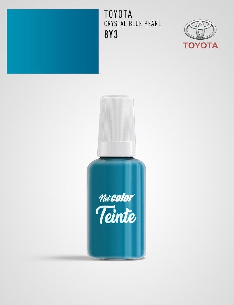 Flacon de Teinte Toyota 8Y3 CRYSTAL BLUE PEARL