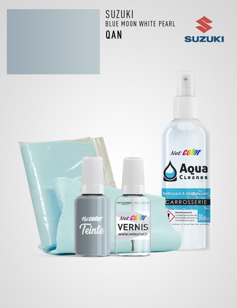 Maxi Kit Retouche Suzuki QAN BLUE MOON WHITE PEARL