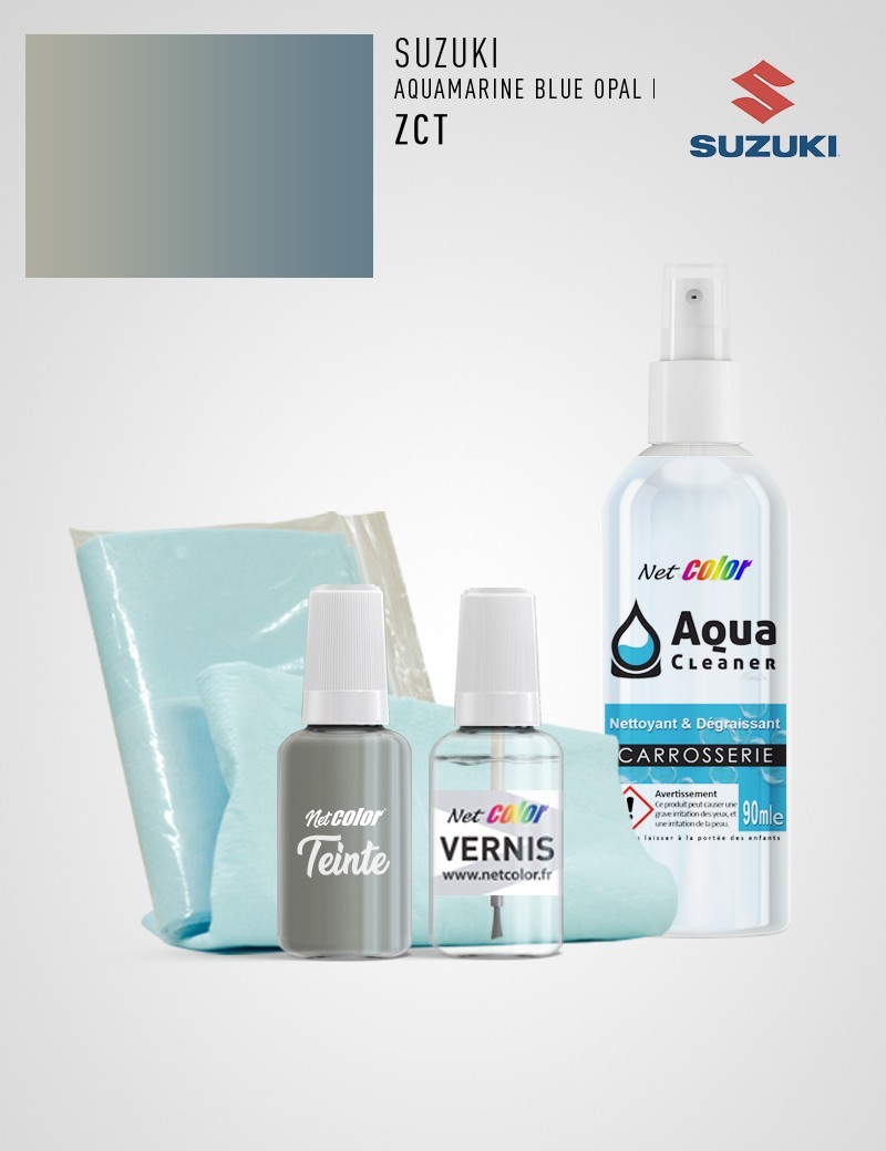 Maxi Kit Retouche Suzuki ZCT AQUAMARINE BLUE OPAL MET