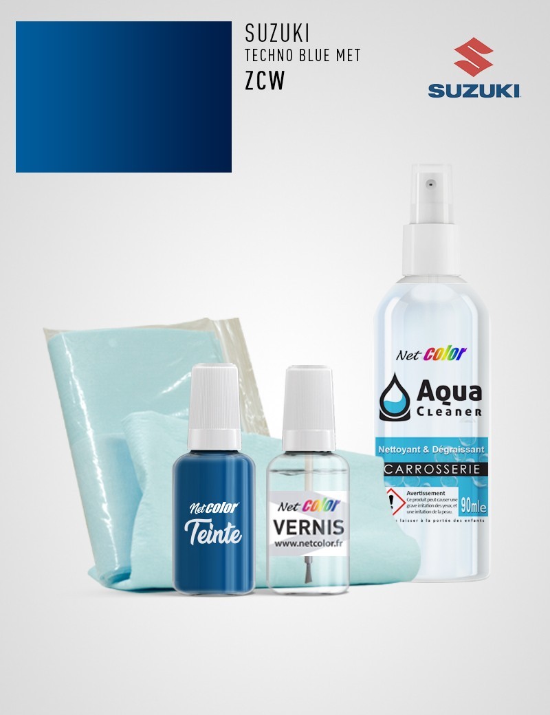 Maxi Kit Retouche Suzuki ZCW TECHNO BLUE MET