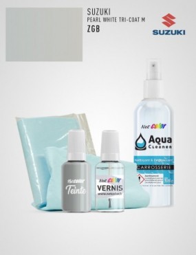 Maxi Kit Retouche Suzuki ZGB PEARL WHITE TRI-COAT MET