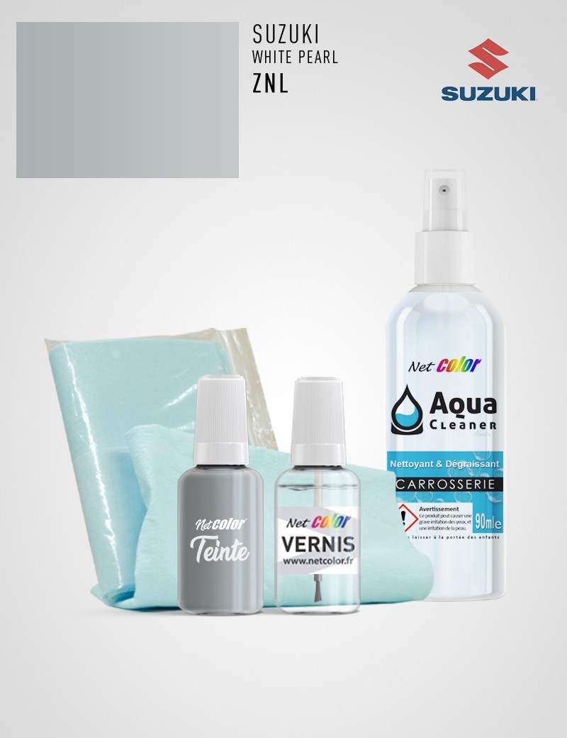Maxi Kit Retouche Suzuki ZNL WHITE PEARL